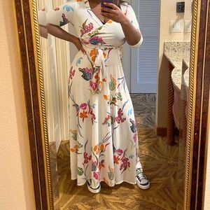 Multicolor maxi dress